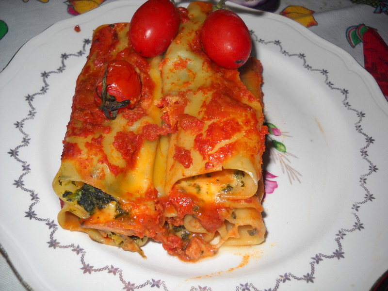 Cannelloni cu spanac