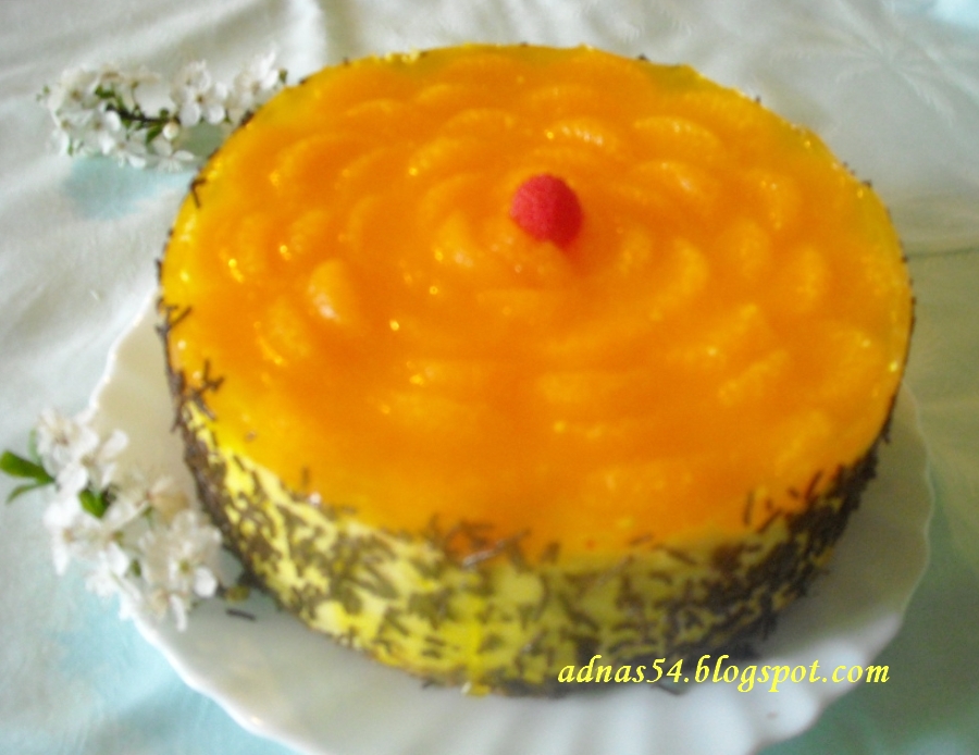 Chessecake cu mandarine