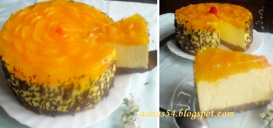 Chessecake cu mandarine