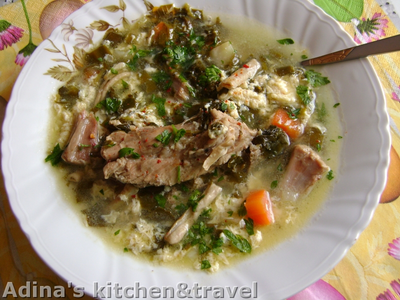 Ciorba de miel retetaq cu salata verde