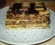 Tort din foi de napolitane cu sos caramel si glazura de ciocolata  (reteta nr.100)-7