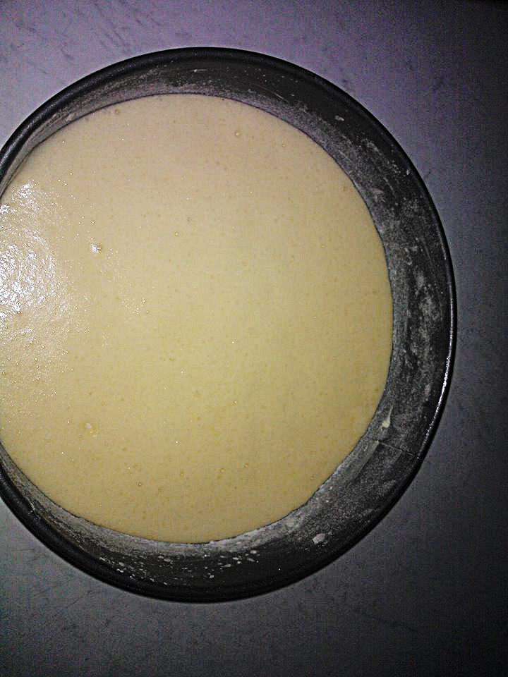 Tort cu crema de portocale