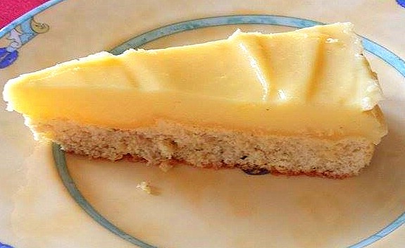 Tort cu blat de lamaie si crema de vanilie Dukan