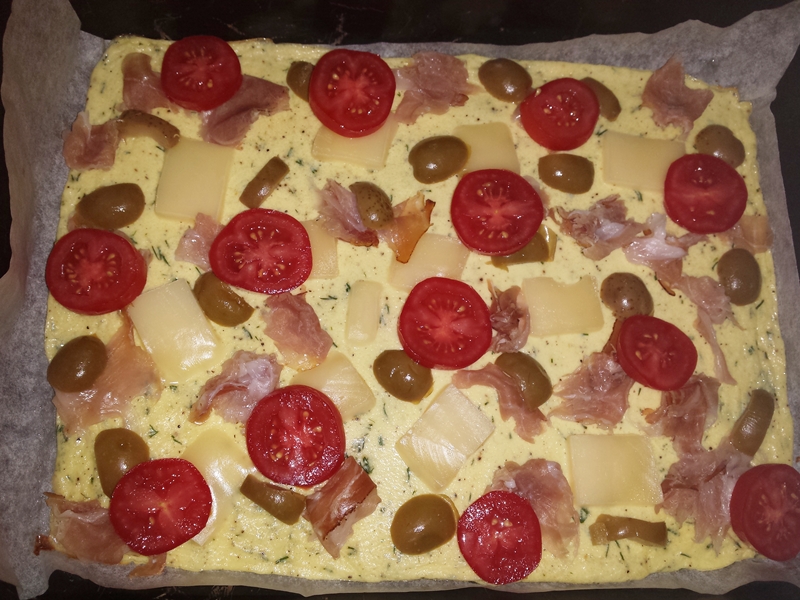 Frittata pizzaiola la cuptor