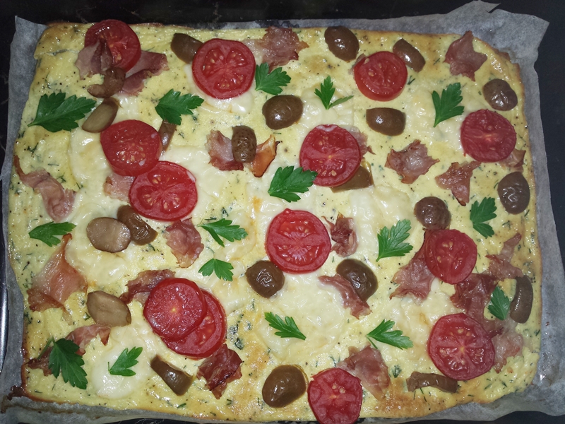 Frittata pizzaiola la cuptor