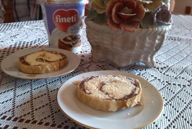 Salam de biscuiţi, reţetă cu foaie de napolitana