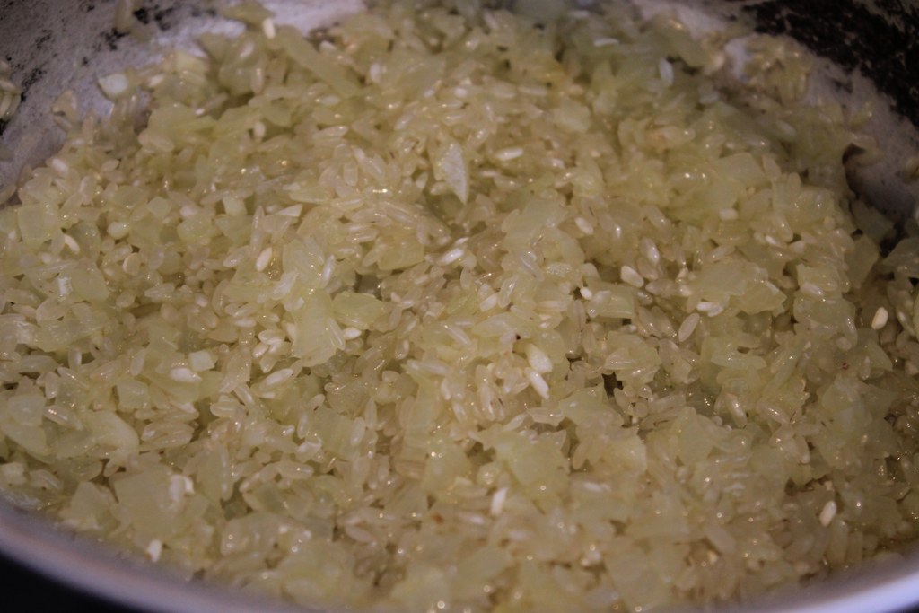 Risotto de somon