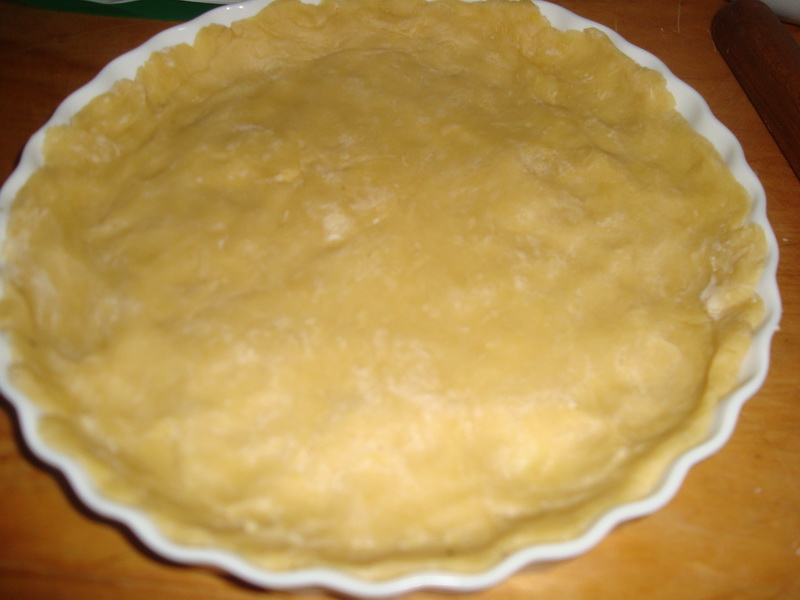 Tarta cu piept de pui si branza