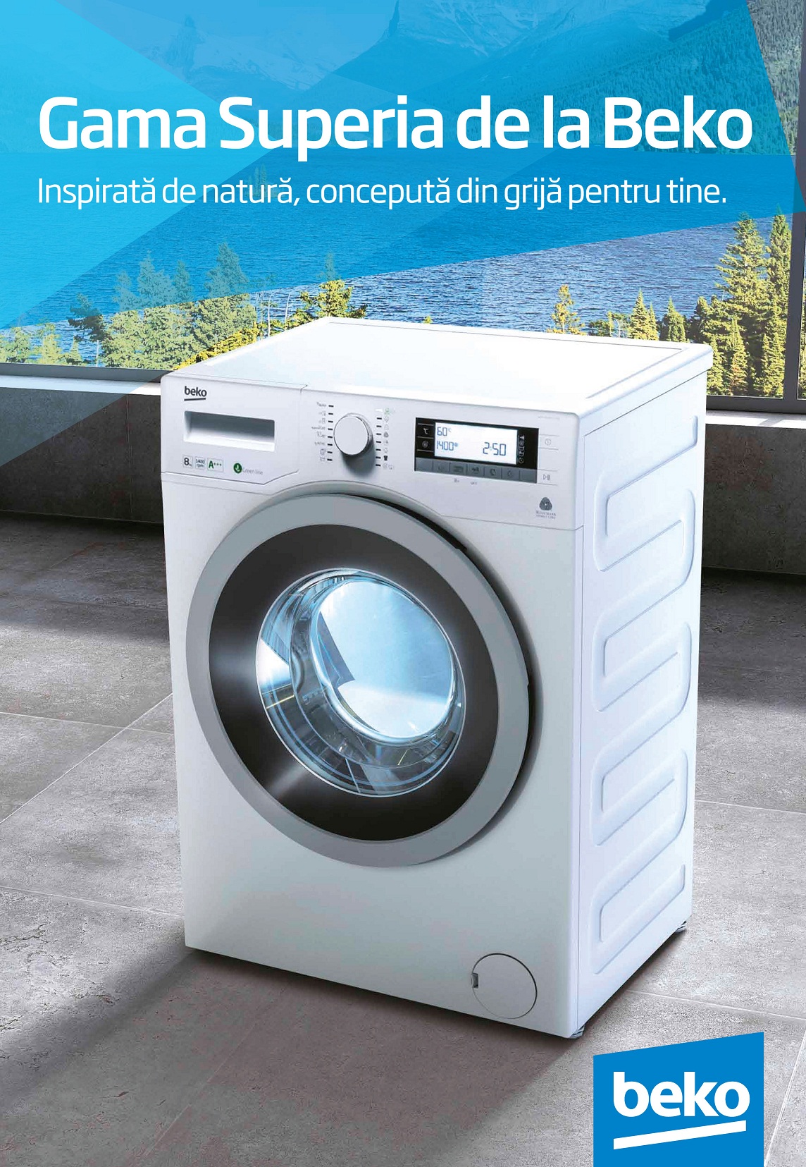 Solutii ingenioase pentru hainele tale,  cu noua gama de masini de spalat rufe Superia de la Beko