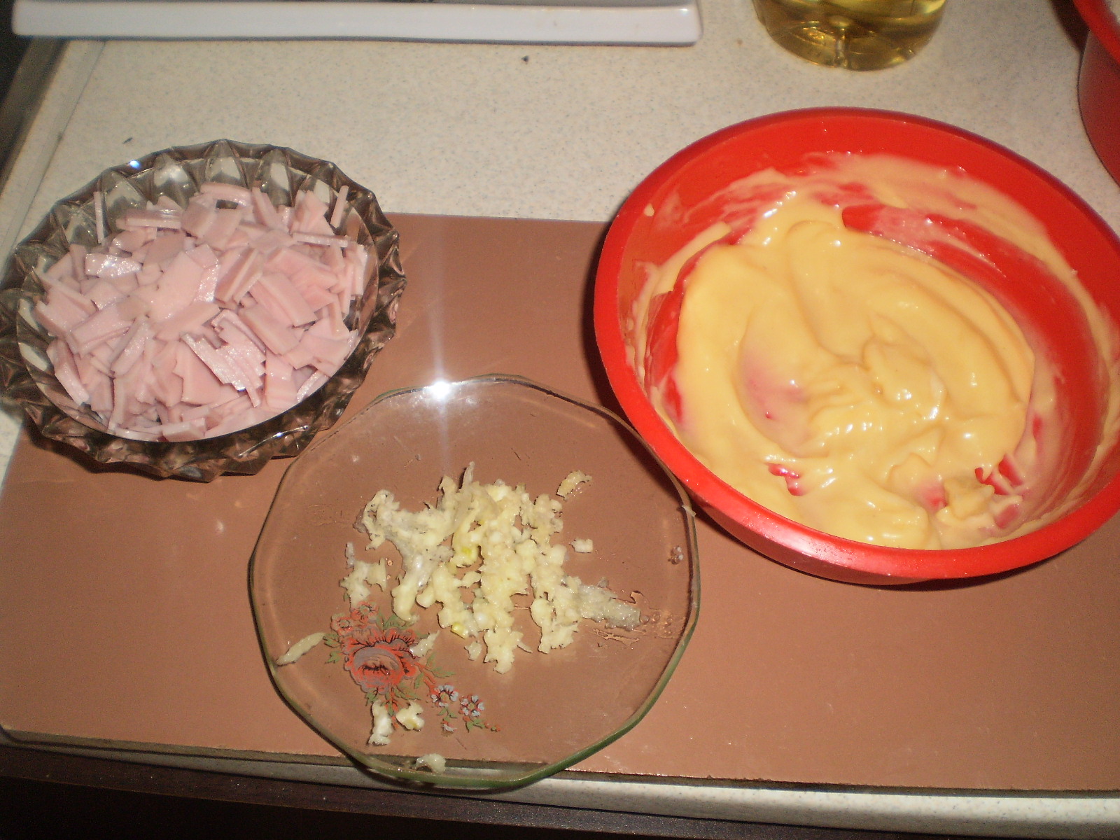 Pasta de conopida cu sunca si maioneza de casa