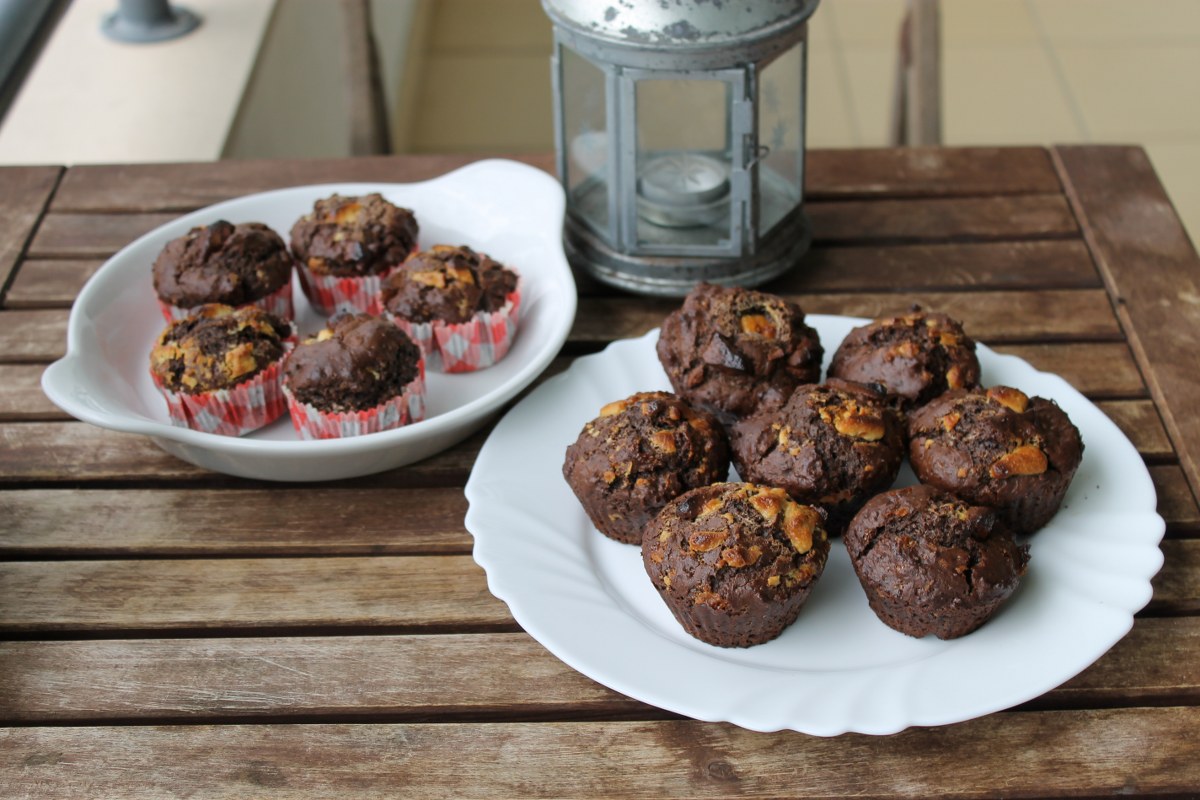 Muffins cu bucati de ciocolata