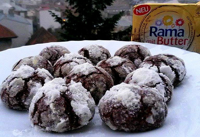 Fursecuri Trufe (Chocolate crinkles)