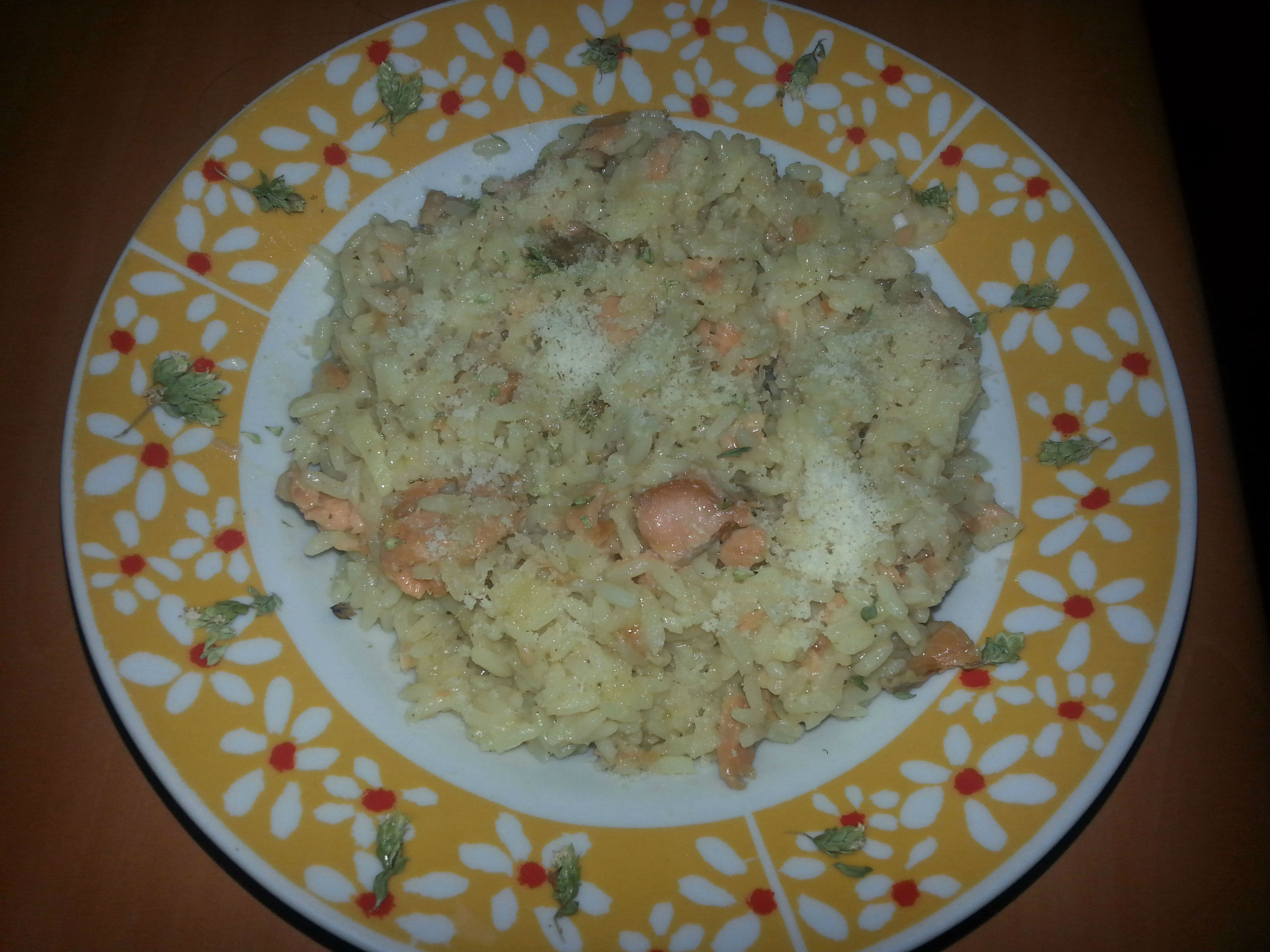 Risotto cu somon afumat