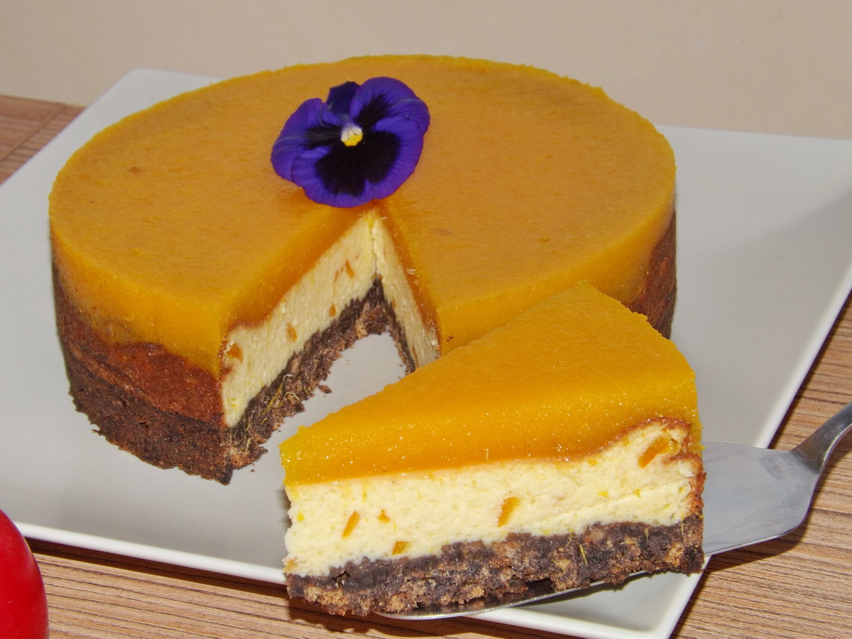 Cheesecake cu portocale