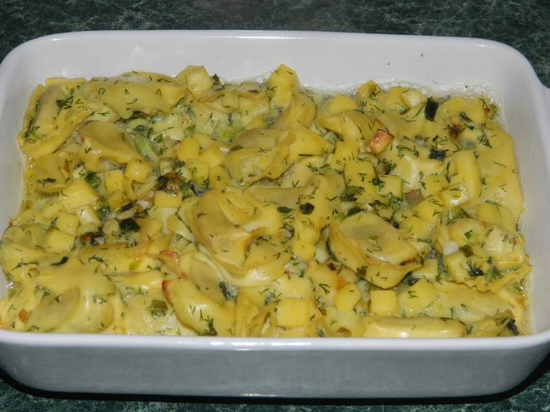 Omleta cu tortelloni