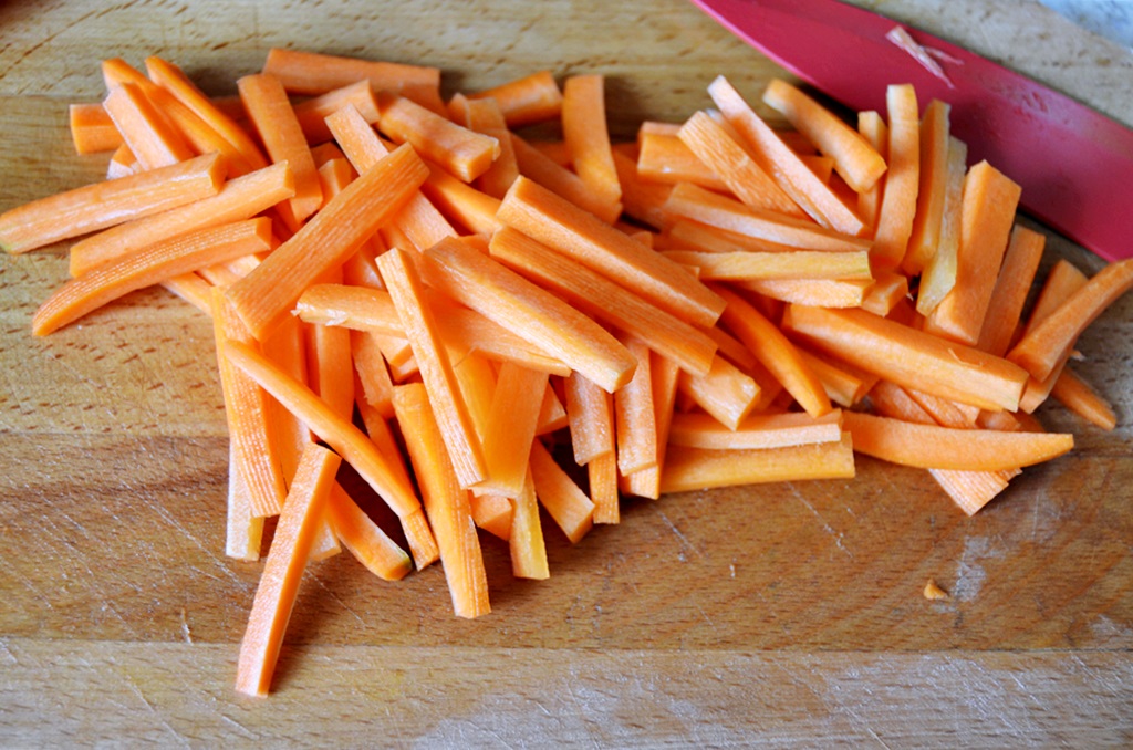 Sote de morcovi cu mazare