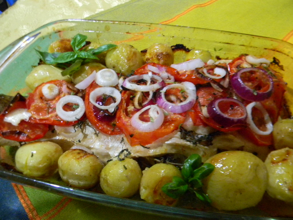 Peste avat cu cartofi- la cuptor