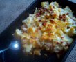 Conopida gratinata cu bechamel si bacon-0