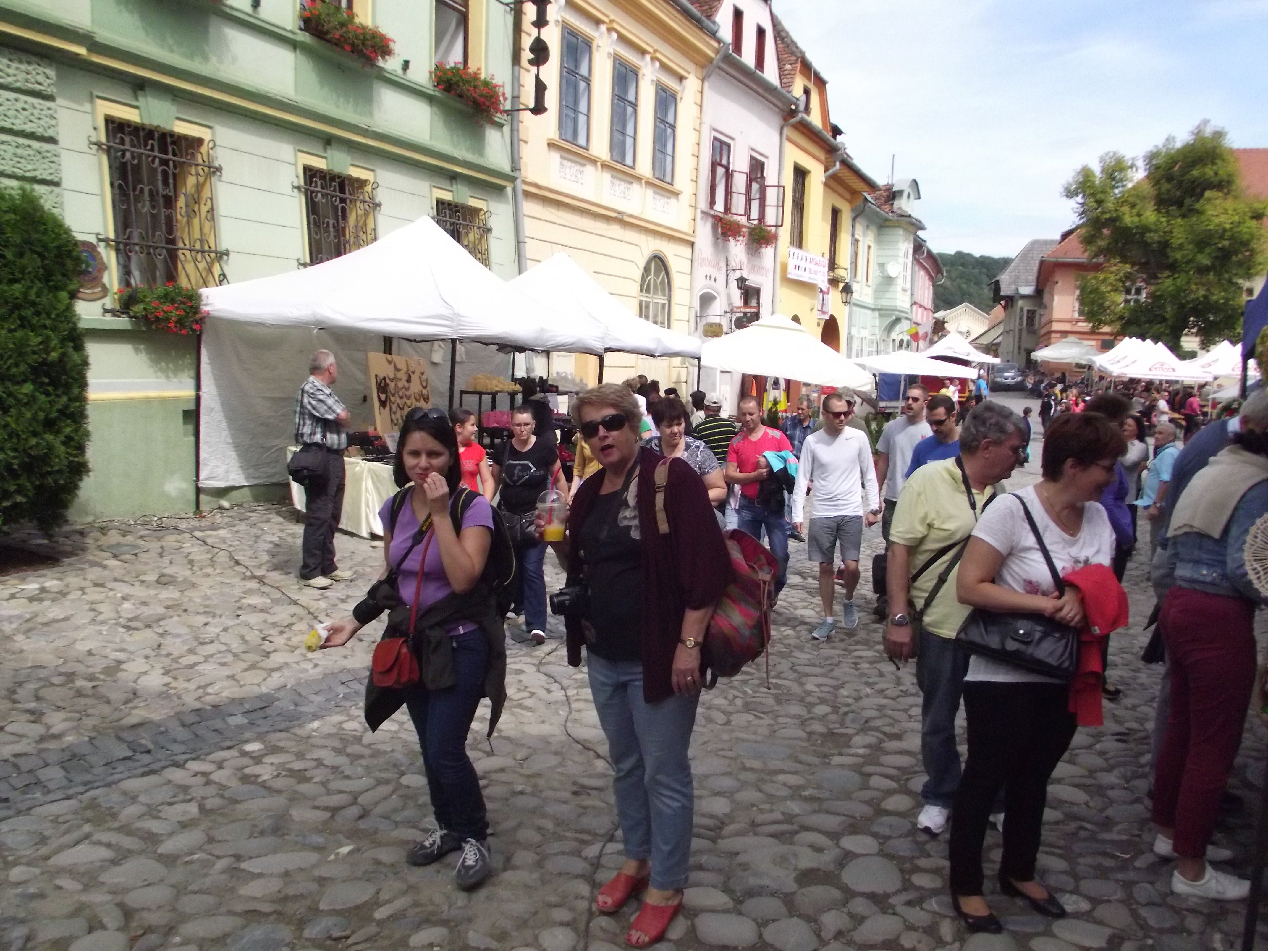 La Sighisoara, cu bucatarasi dragalasi