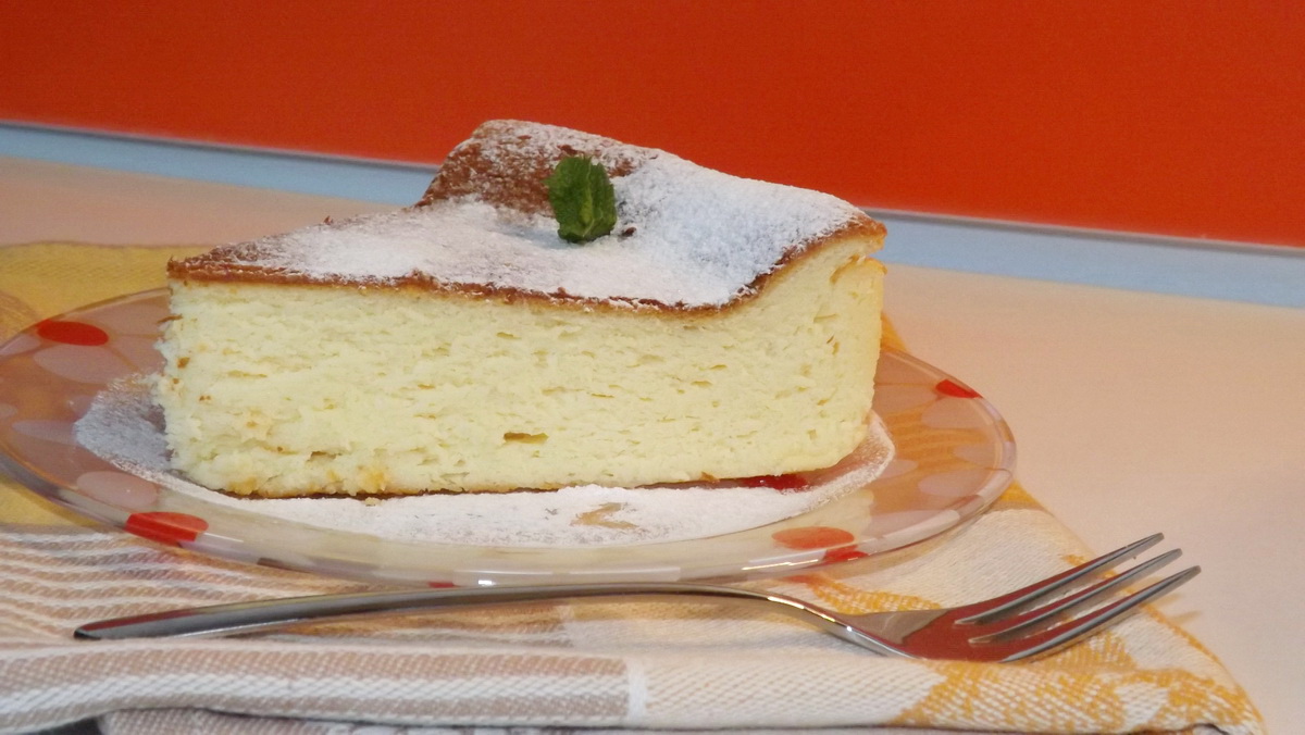 Cheesecake simplu cu ciocolata alba-Cheesecake japonez