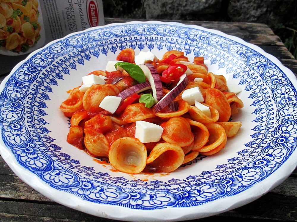 Orecchiette cu suc de vinete