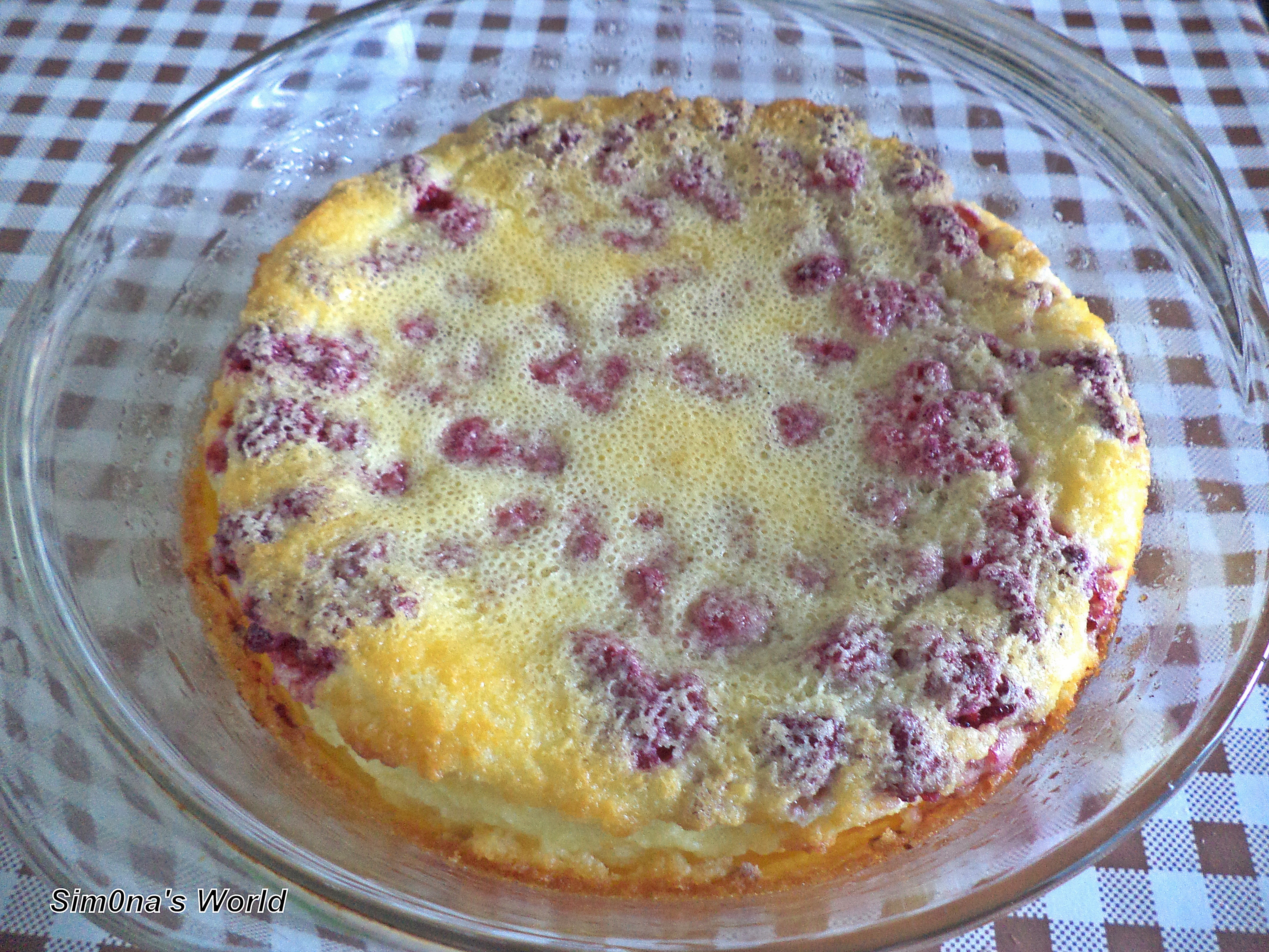 Clafoutis cu zmeura