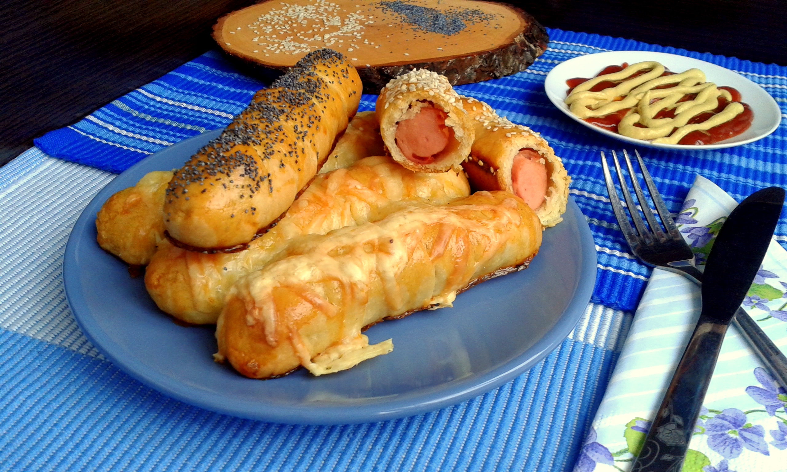 Rulouri hot-dog