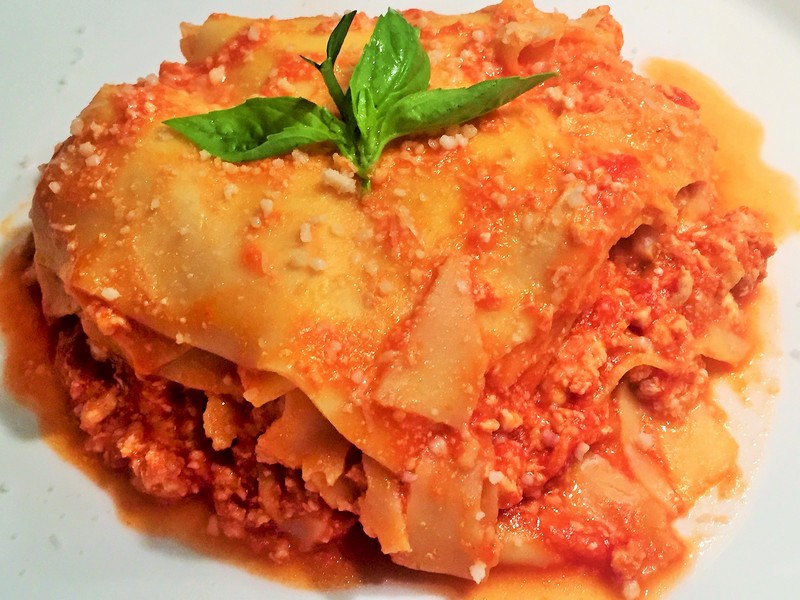 Lasagna in tigaie