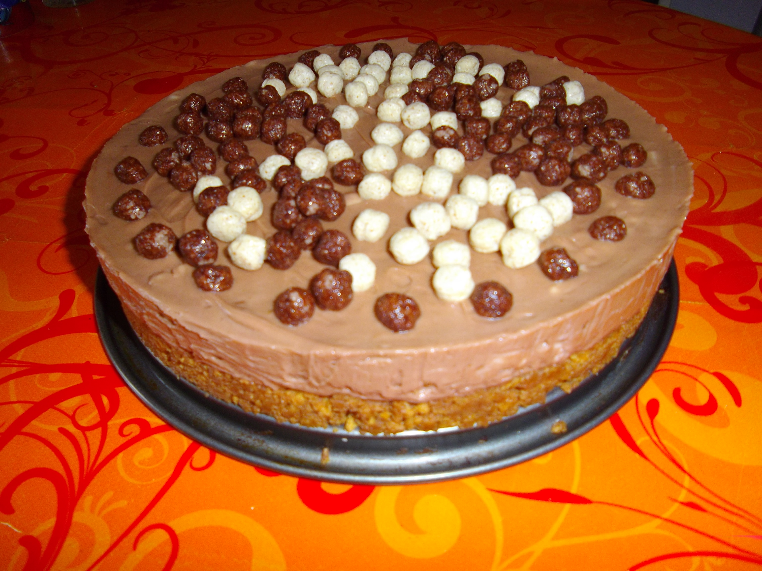 Cheesecake cu ciocolata (la rece)