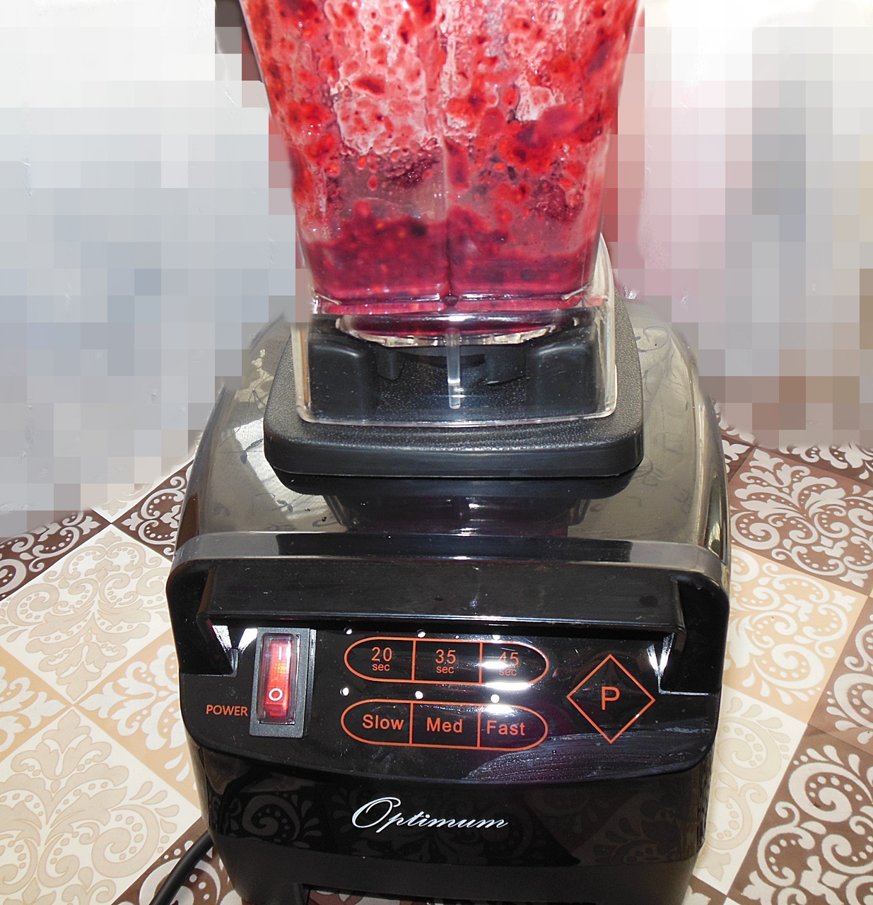 Smoothie cu iaurt si fructe de padure