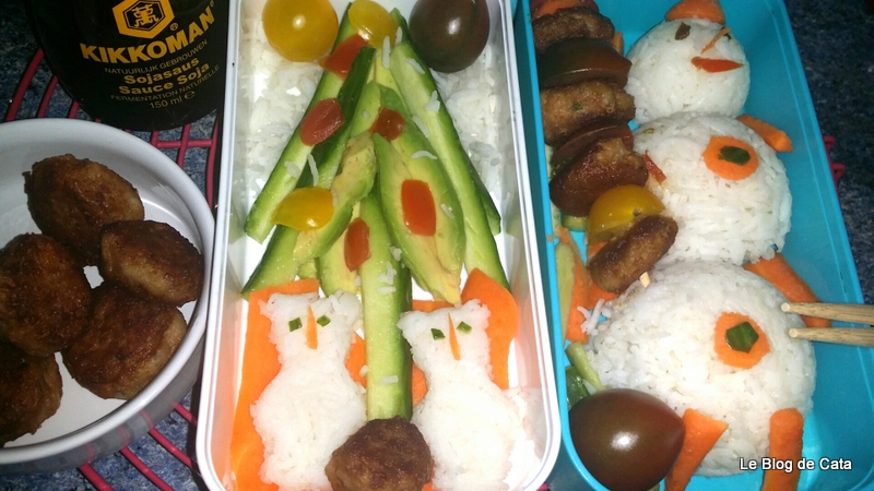 Chiftelute de ton in Bento