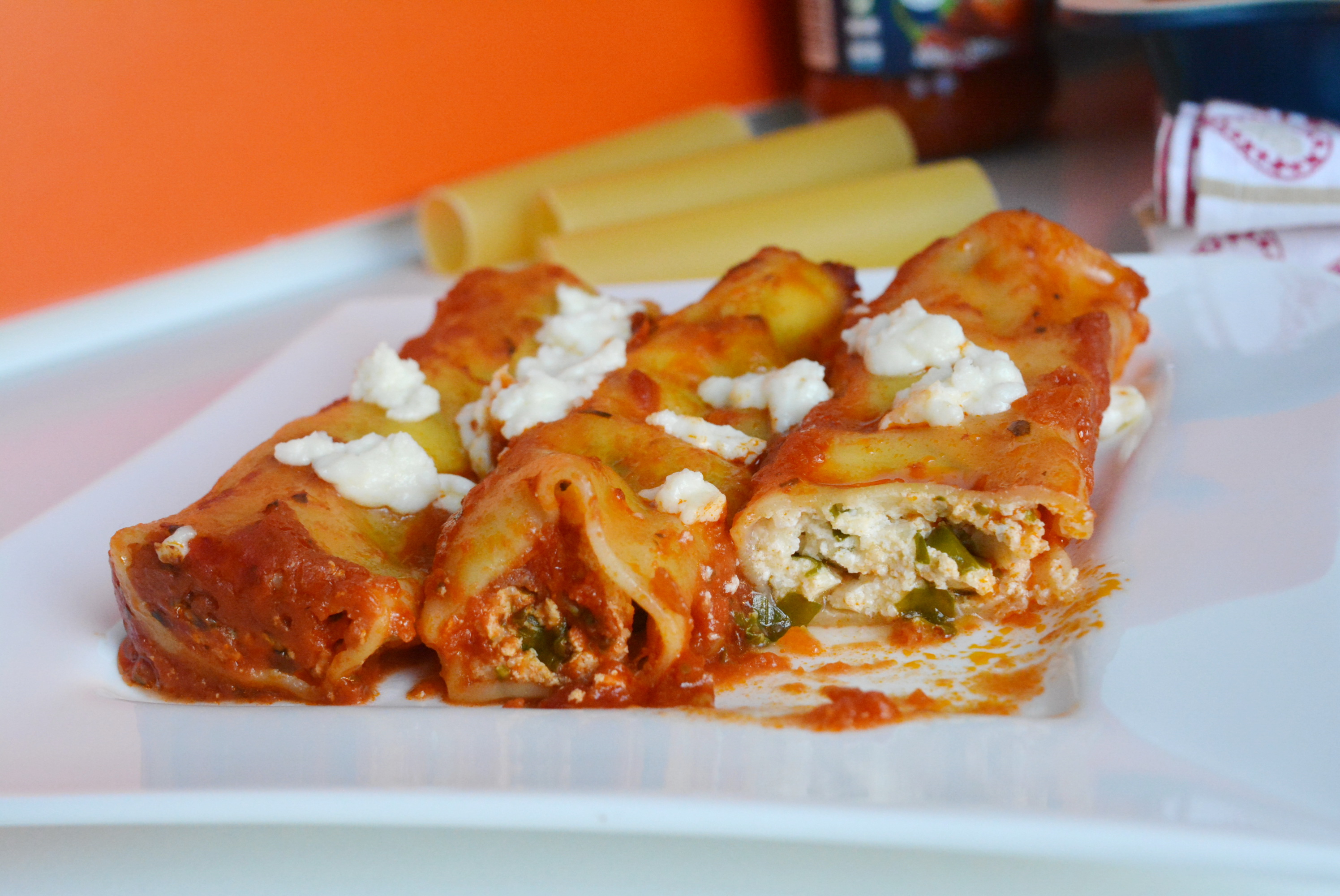 Canelloni cu ricotta