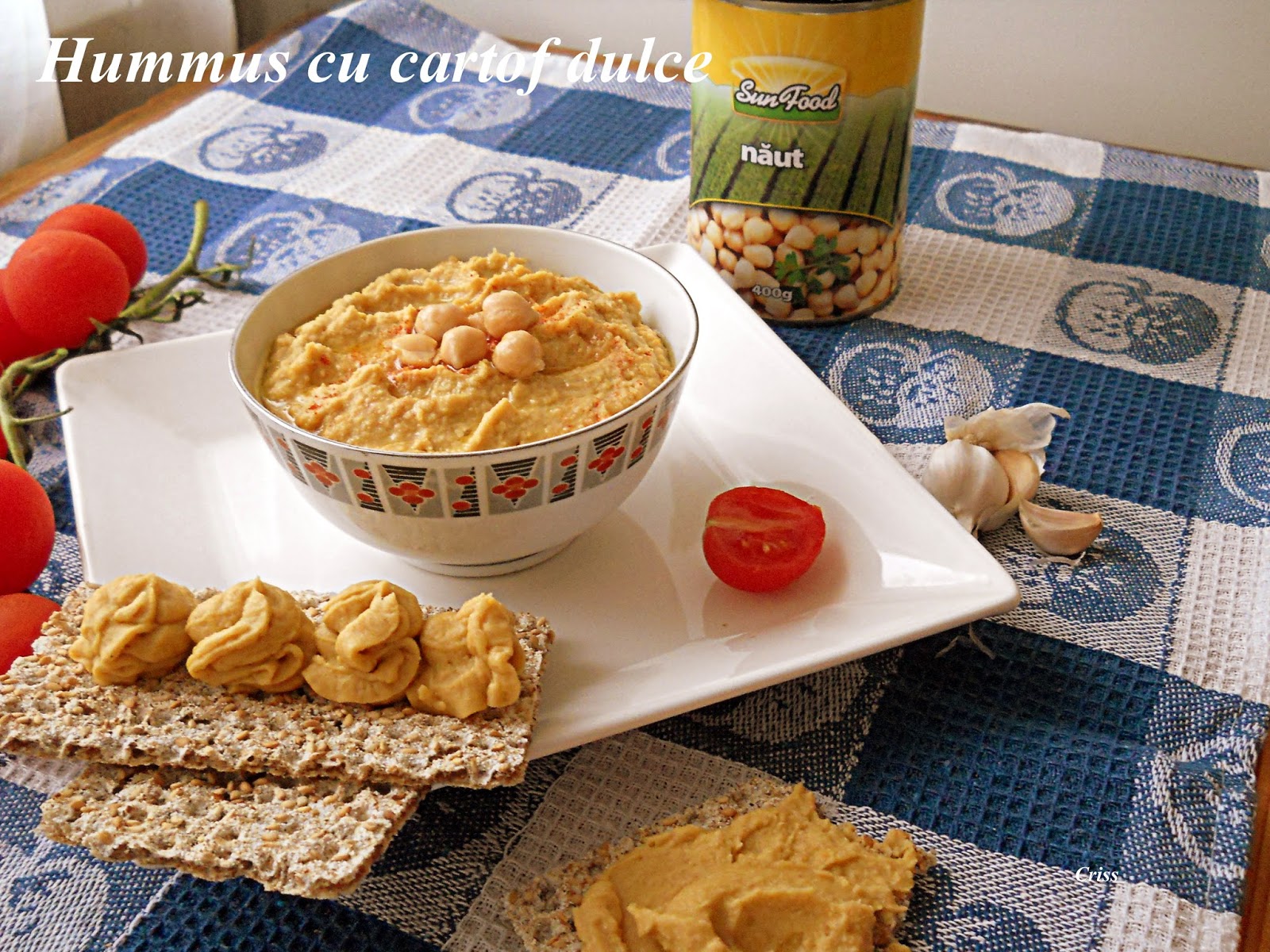 Hummus cu cartof dulce