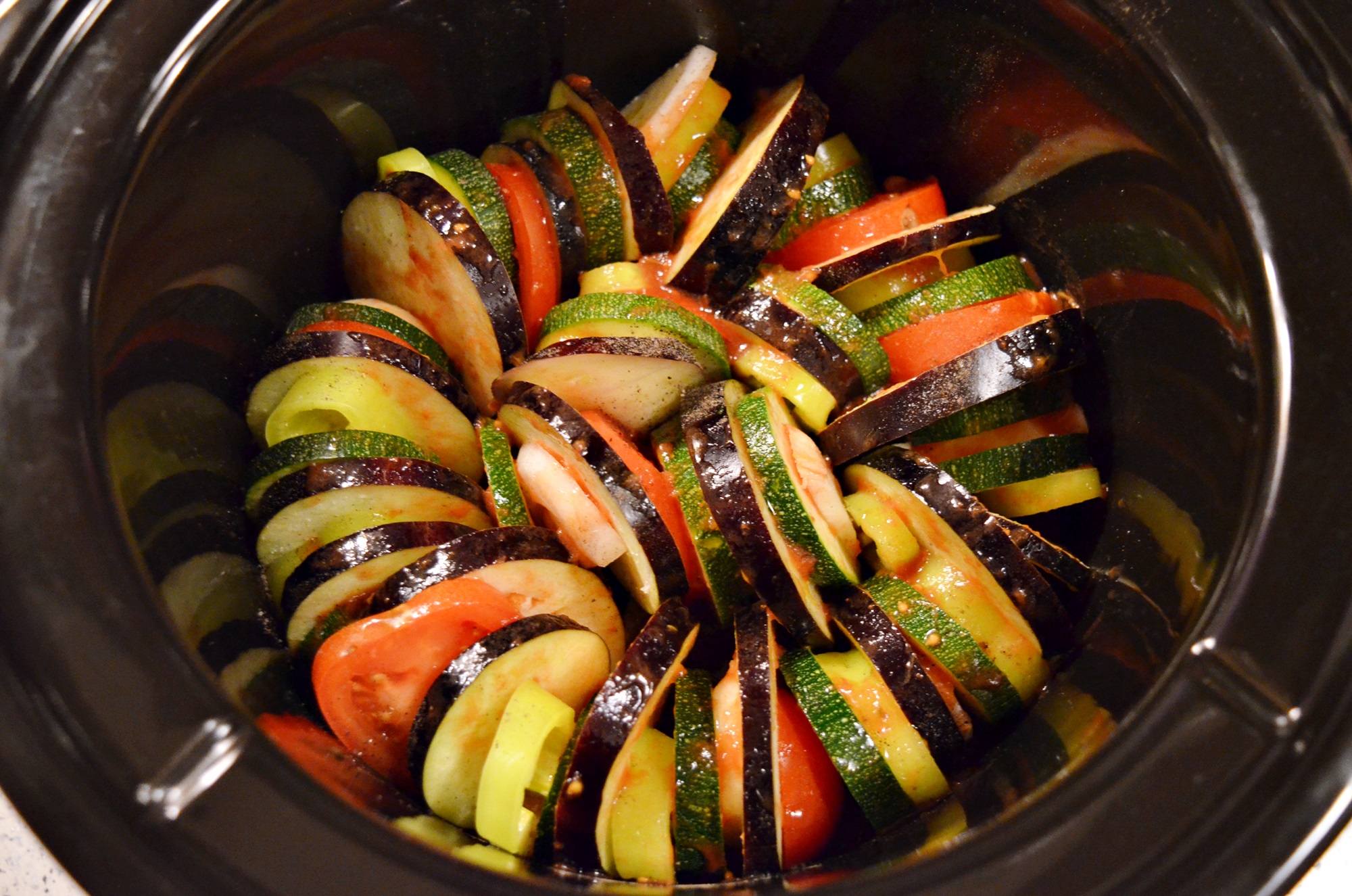 Ratatouille la slow cooker Crock-Pot