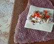 Rulouri din carne de porc cu sos de rosii si ciuperci-1