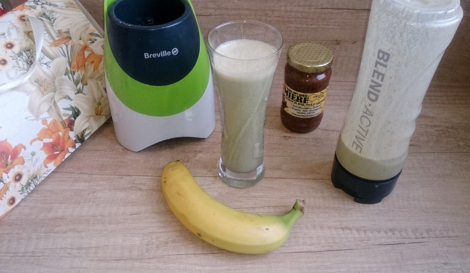 Smoothie cu spanac si banane