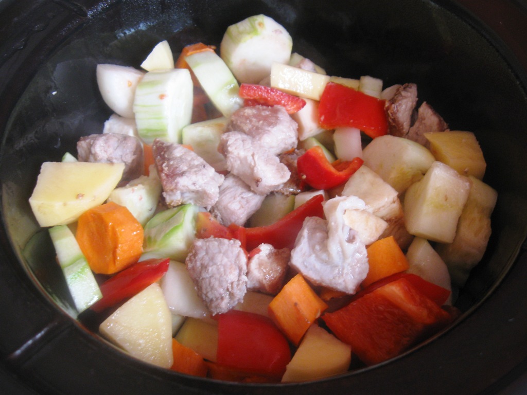 Ghiveci de legume la slow cooker Crock-Pot