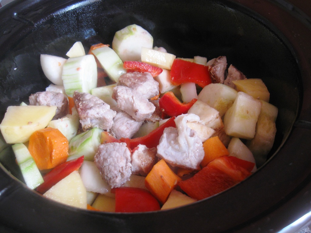 Ghiveci de legume la slow cooker Crock-Pot