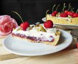 Tarta cu cirese si crema de vanilie cu mascarpone-10