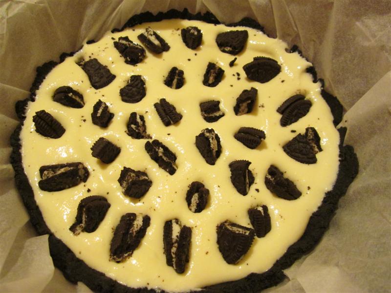 Cheesecake cu oreo (copt)