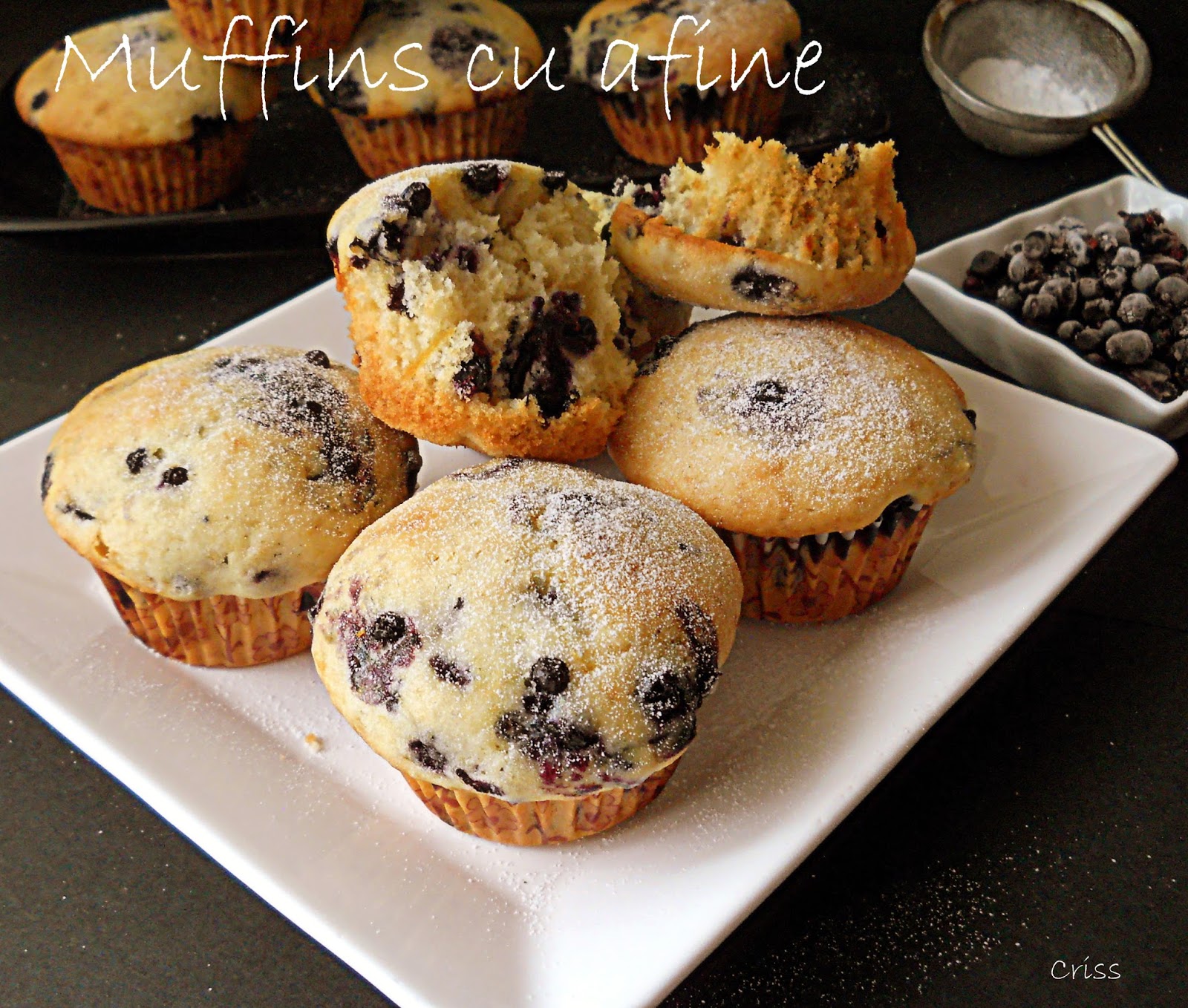 Muffins cu afine