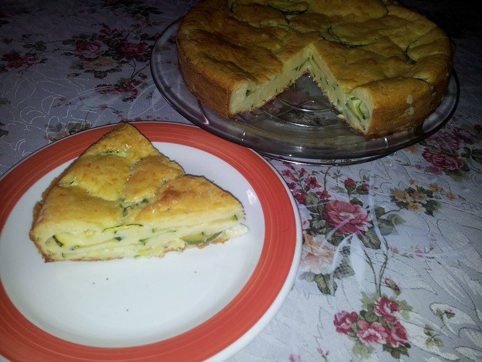 Tarta rustica cu dovlecei