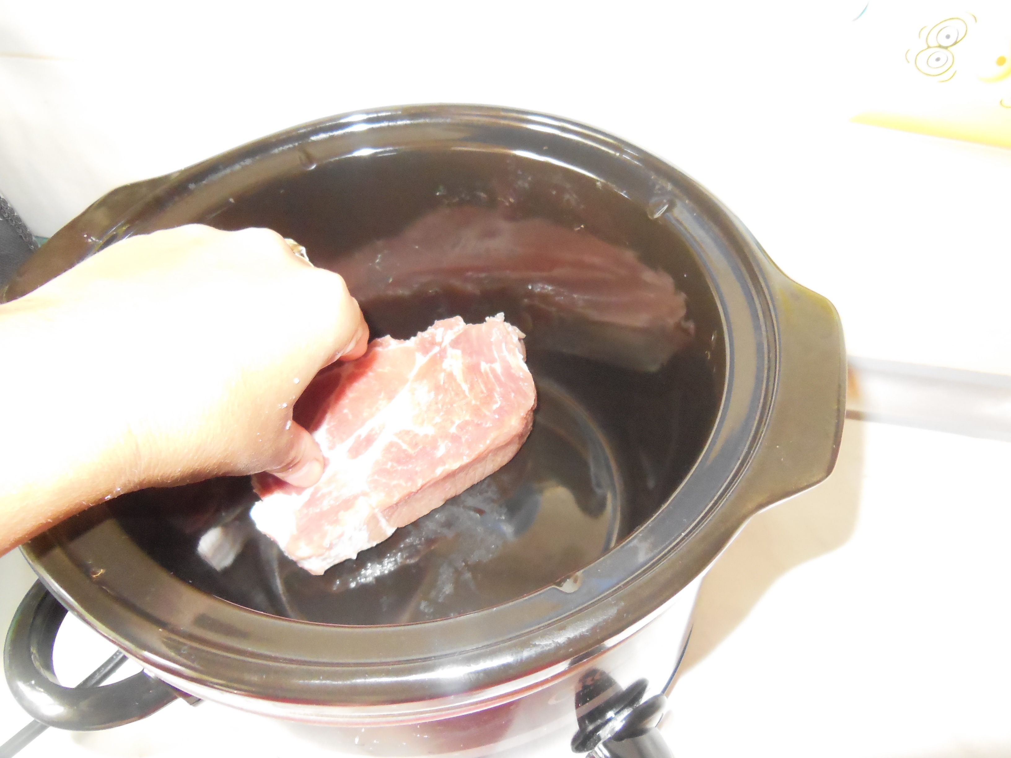 Ceafa de porc la slow cooker Crock-Pot