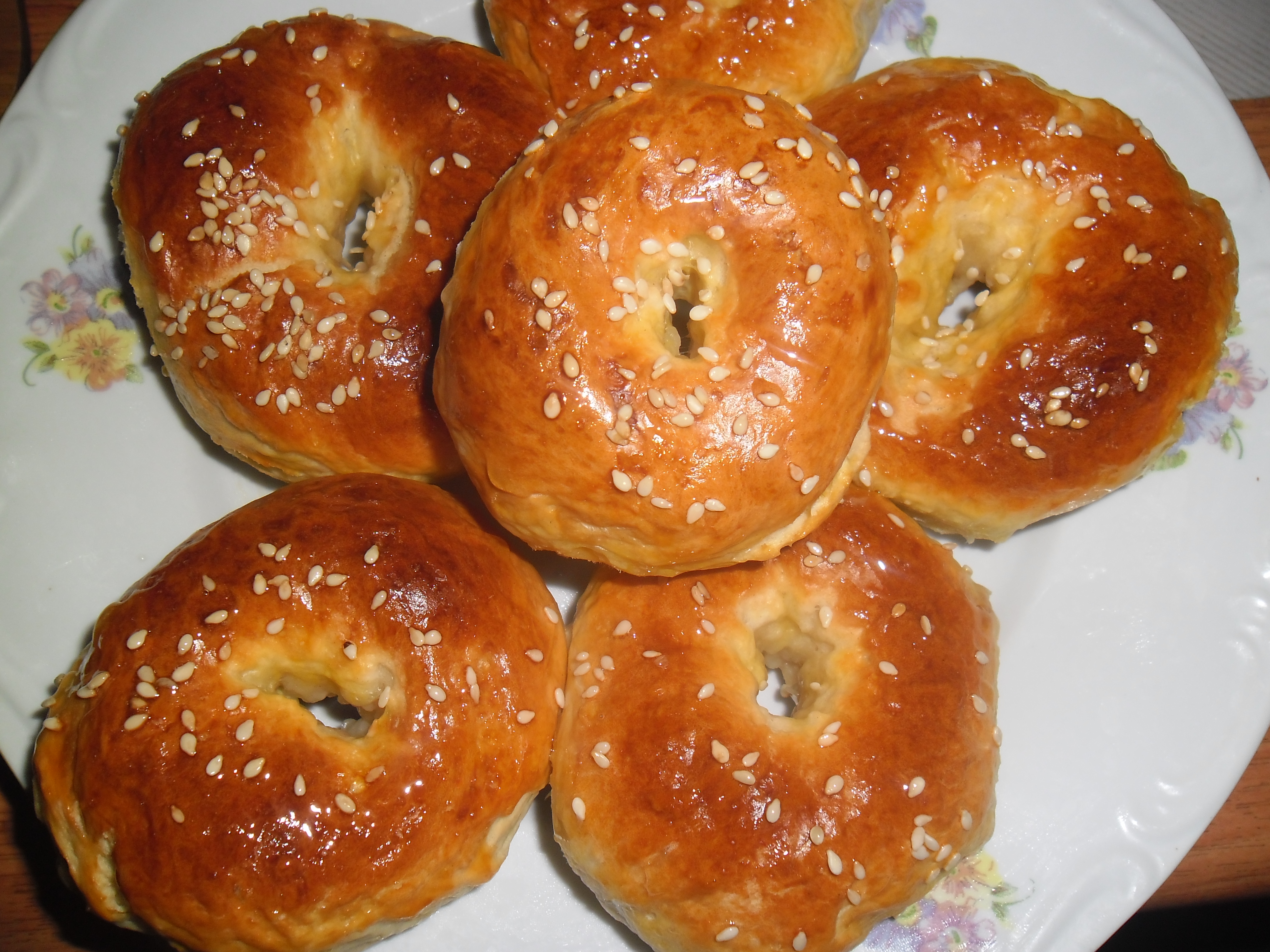 Covrigi Bagels cu miere