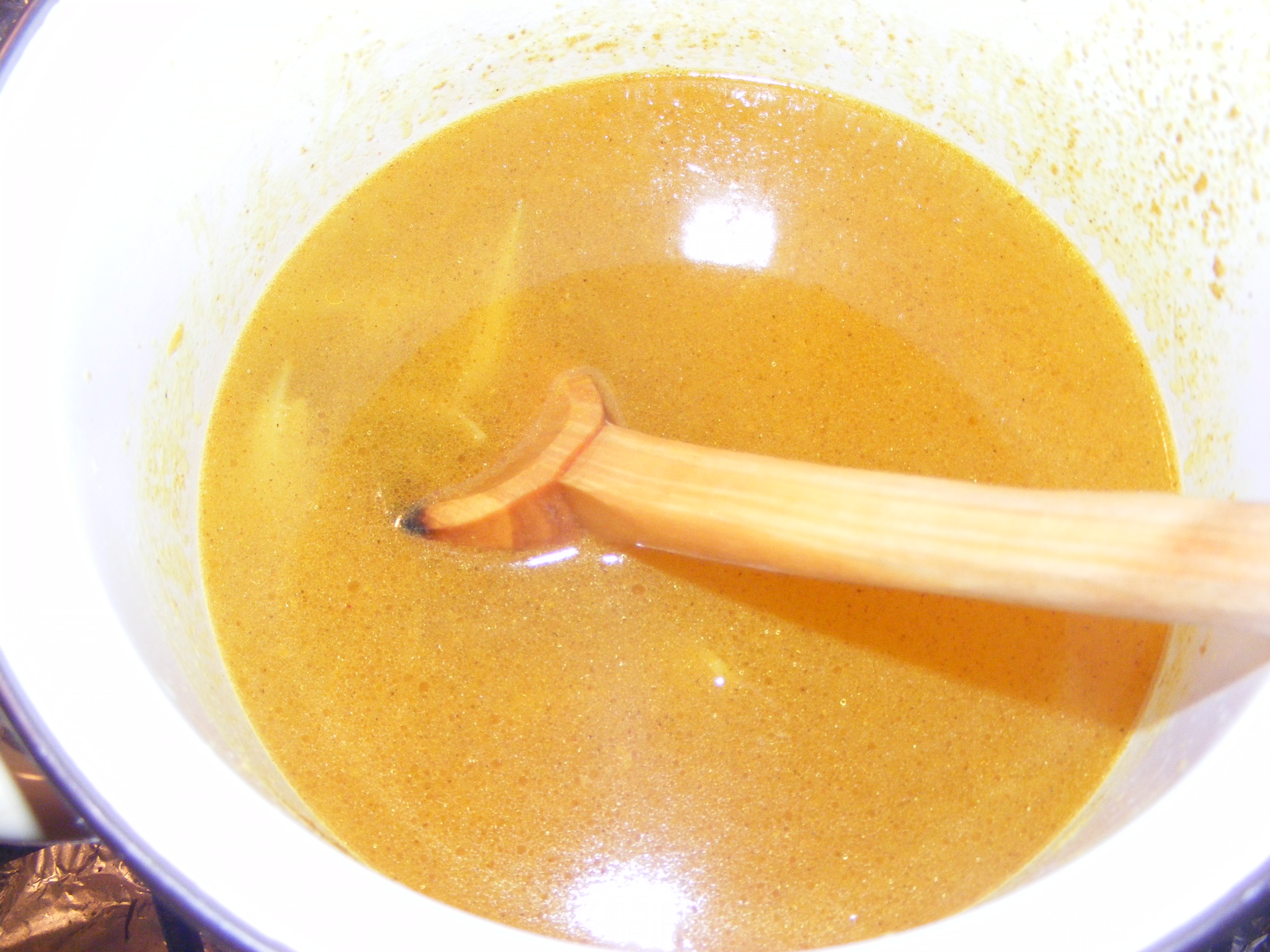 Supa crema de conopida cu curry