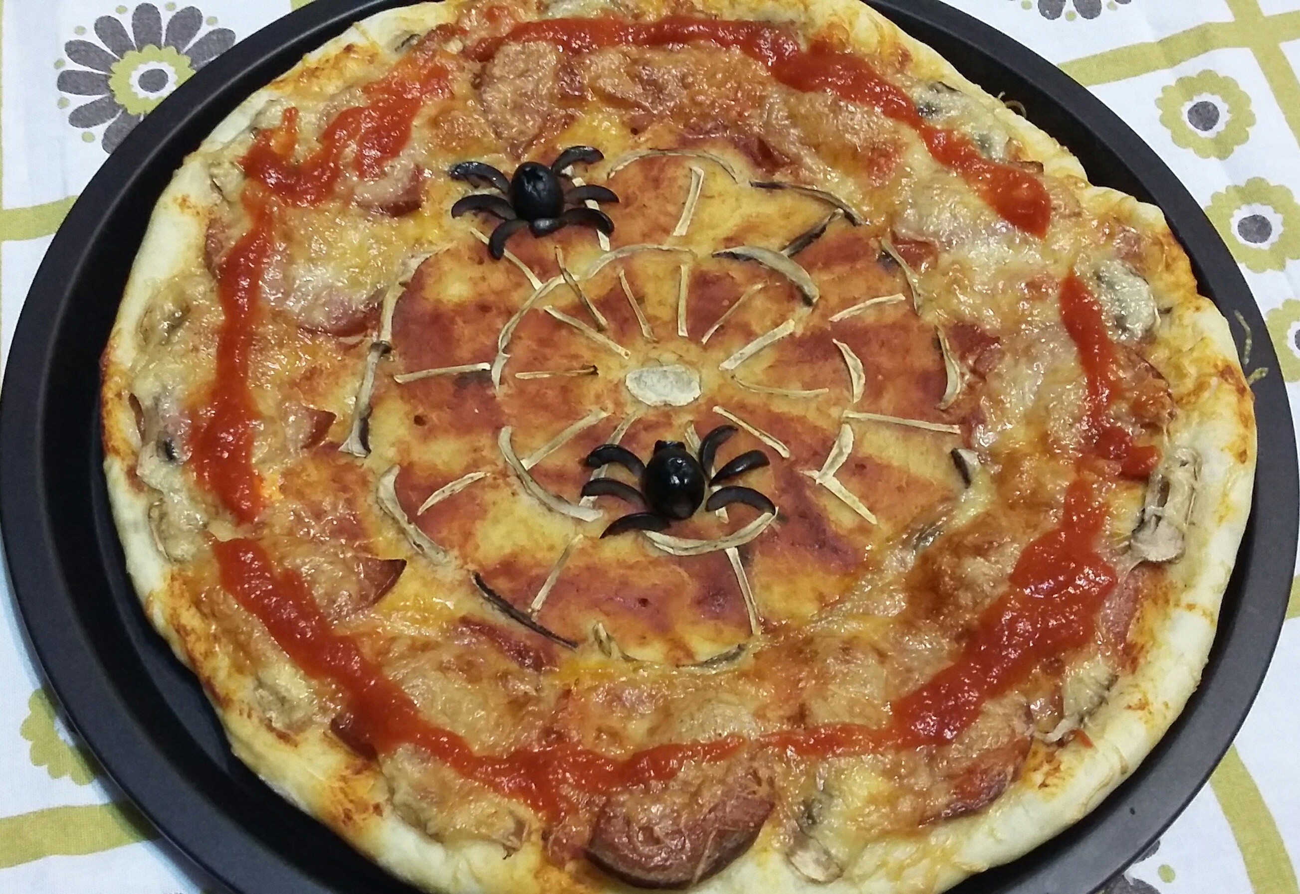 Pizza de Halloween