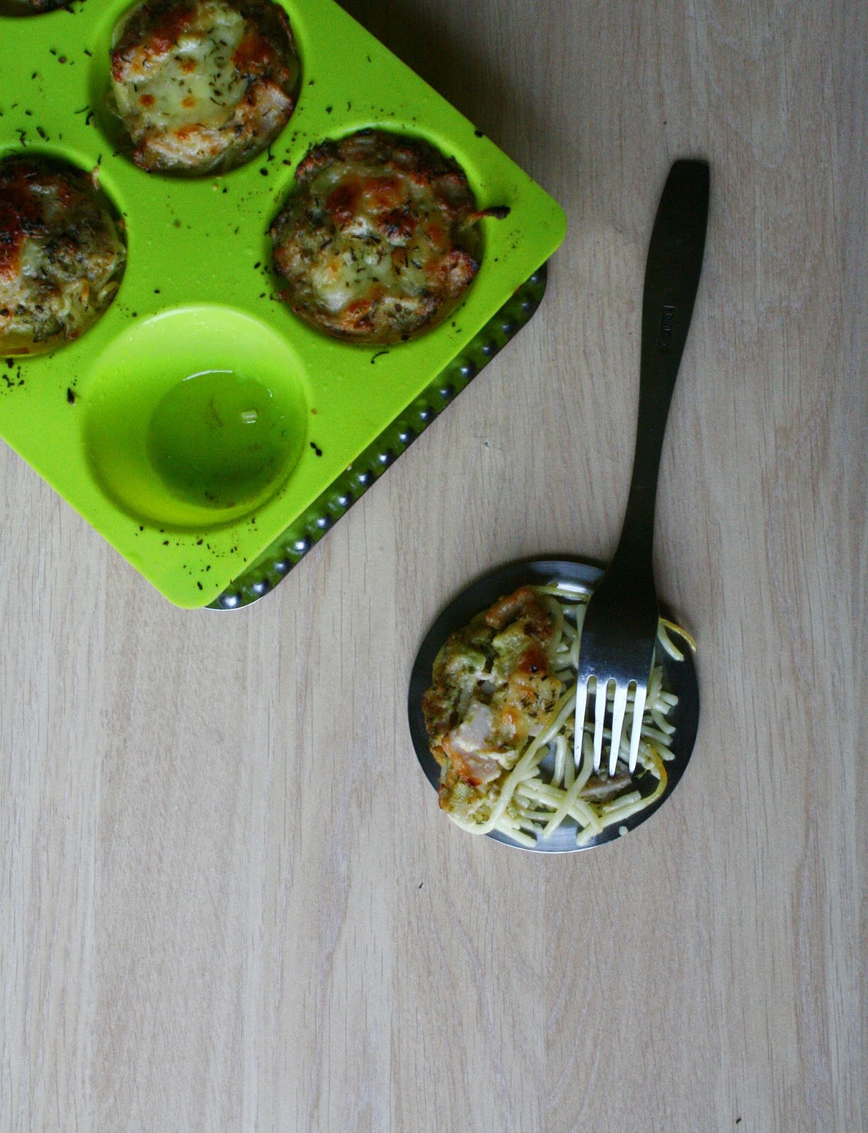 Spaghetti muffin
