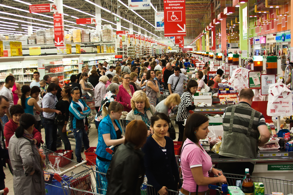 Cum sa alegi cea mai rapida coada dintr-un supermarket - 5 sfaturi utile