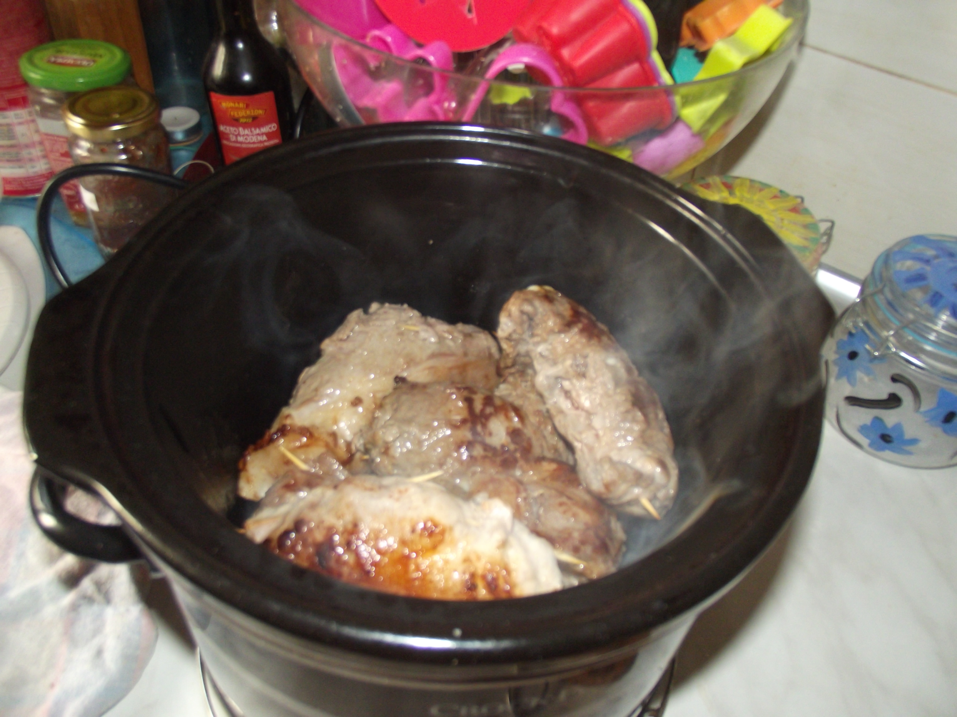 Rulouri de carne la slow cooker Crock-Pot