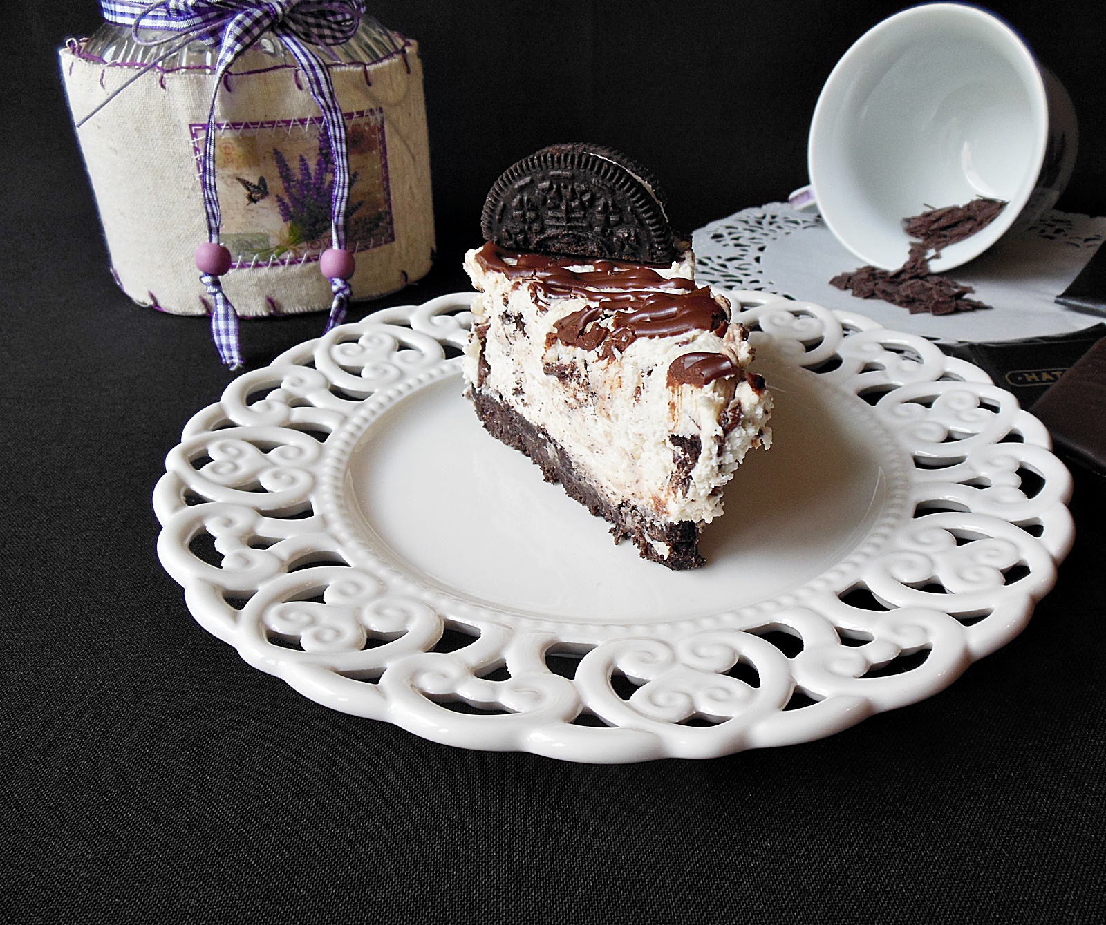 Desert cheesecake cu oreo